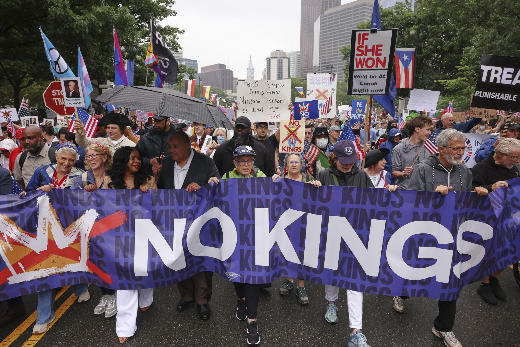 No Kings Protests Philadelphia